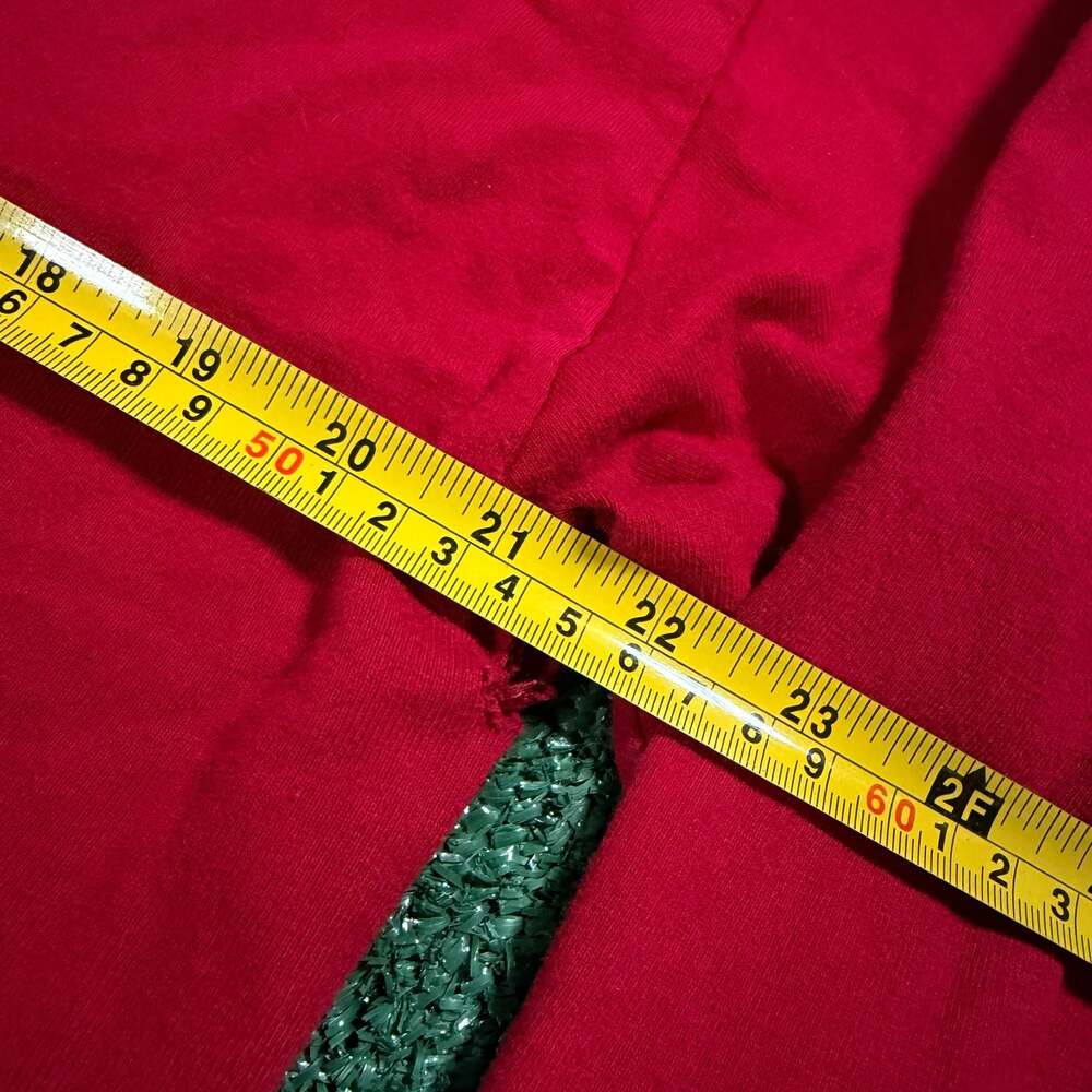 Y2K Red Las Vegas Long Sleeve T-Shirt Wave Logo Large - Picture 6 of 8